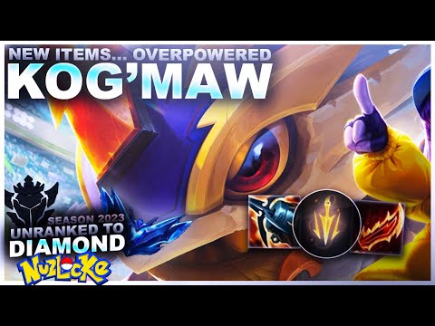 KOG'MAW IS OVERPOWERED WITH THE NEW ITEMS! - Unranked to Diamond Nuzlocke | League of Legends