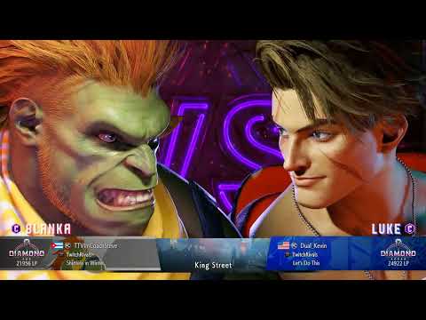 Street Fighter 6 - Coach Steve (Blanka) vs Dual Kevin (Luke) SF6 Custom Room