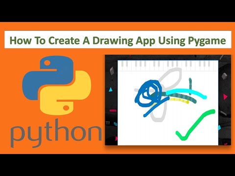 Python Tutorial How To Create A Drawing App Using Pygame