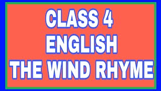 The wind rhyme / poem4th class English rhymes elearn