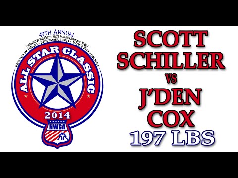 2014 NWCA All Star Classic - 197 lbs Scott Schiller vs. J'Den Cox