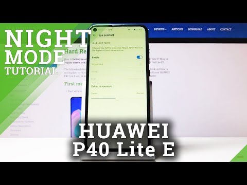 How to Enable Eye Comfort Mode in HUAWEI P40 Lite E – Reading Mode