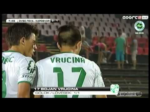 Bojan Vrucina gólja a DVSC TEVA   Kaposvári Rákóczi FC meccsen
