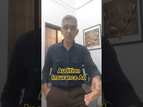 Sandip V Pednekar Audition for Ad Insurance