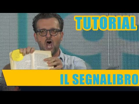 Come fare un segnalibro - Tutorial | Vincenzo Albano a Zelig Time 2018 (pt.2)
