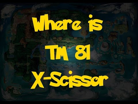 Where Is: TM 81 - X-Scissor (Pokemon Alpha Sapphire/Omega Ruby)