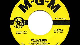 1959 HITS ARCHIVE: My Happiness - Connie Francis (a #2 record)