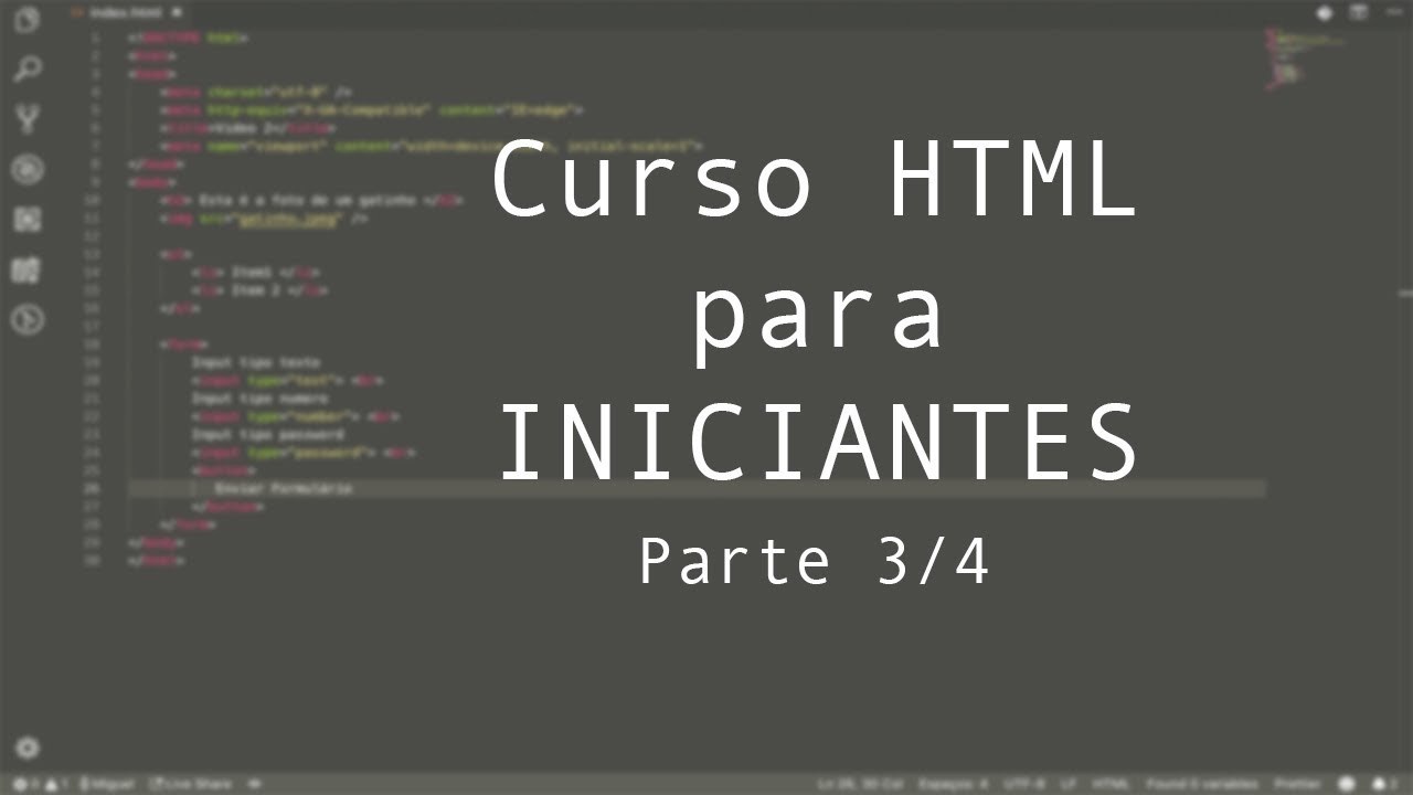 Curso HTML para INCIANTES 3/4