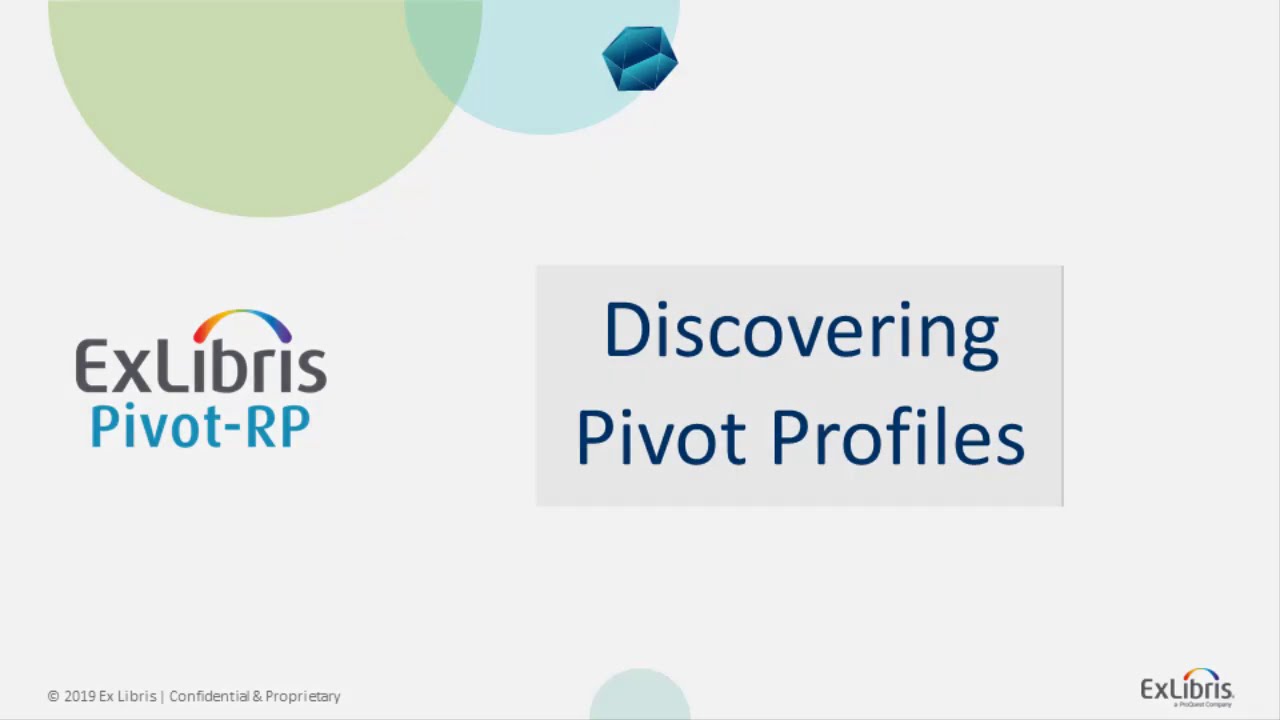 YouTube Video Thumb Discovering Pivot Profiles