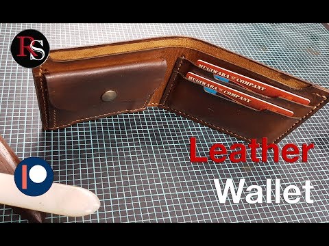 Making A Handmade Leather Wallet Video