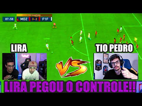 INACREDITÁVEL!! ALUNO E LIRA vs TIO PEDRO || DUELO EMOCIONANTE LIRA ASSUMIU O CONTROLE E FEZ GOL!!