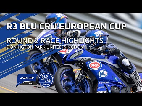 2021 Yamaha R3 bLU cRU European Cup Highlights - Round 2 Donington Park