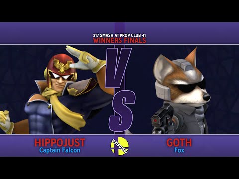 HippoJust (Captain Falcon) vs GOTH (Fox) - 217 Smash at Prop Club 41 - Winners Quarters