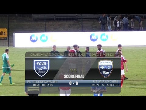 Foot - FCVB Vs US Avranches Mont-Saint-Michel - 24/08/2018