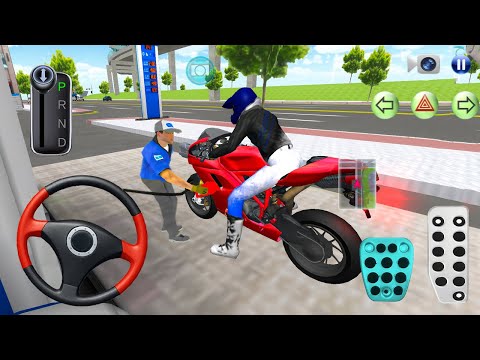 Red Brand New Bike Vs Bullet Train 3d Driving Class android game play video || Car Game #cargame