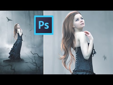 Neon Glow Effect Portrait Photoshop Tutorial