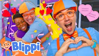 Blippi and Meekah’s Sweet Valentine’s Day at Candyland! 🍭