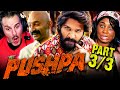 PUSHPA: THE RISE Movie Reaction Part 3/3! | Allu Arjun | Fahadh Faasil | Rashmika Mandanna