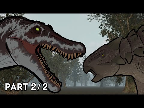 Spinosaurus vs Ankylosaurus | Animation (Part 2/2)