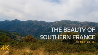 Scenic Drive Through South of France - Relax in 4K UHD