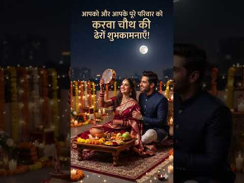 आपको और आपके पूरे परिवार को करवा चौथ की ढेरों शुभकामनाएँ!