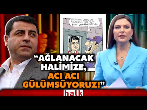 Demirtaş'a yeni hapis istemi! Ece Üner o karikatürü gösterdi! "SEN ARTIK BİZİM DEMİRBAŞIMIZSIN"