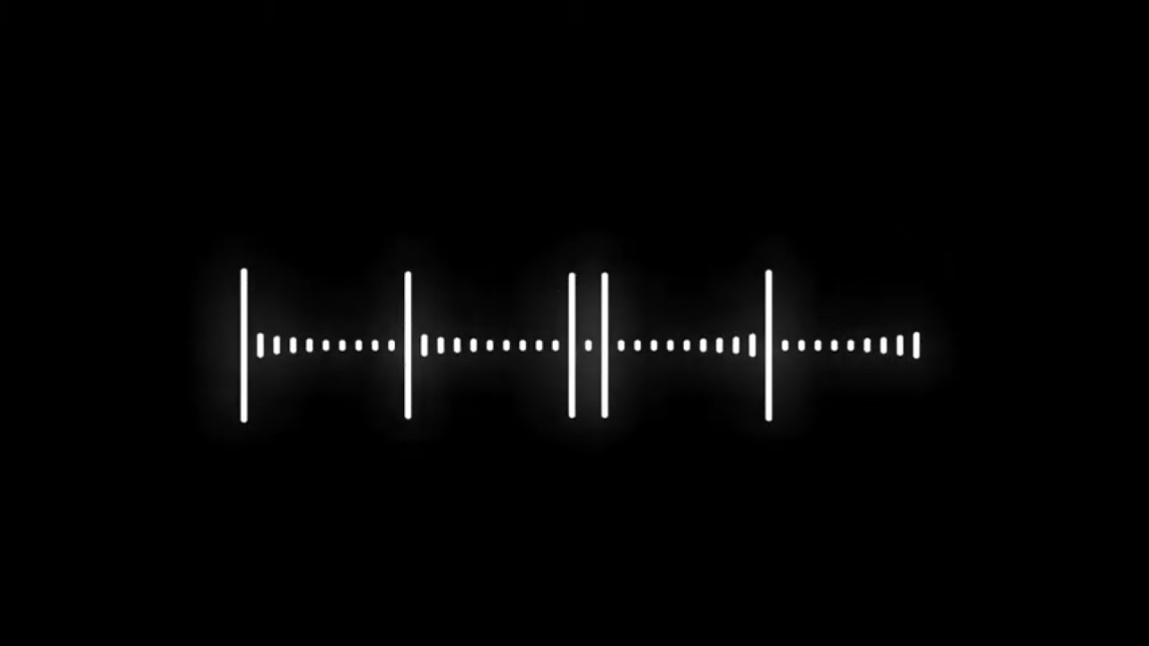 Black Screen Music Visualizer | Avee Player Template