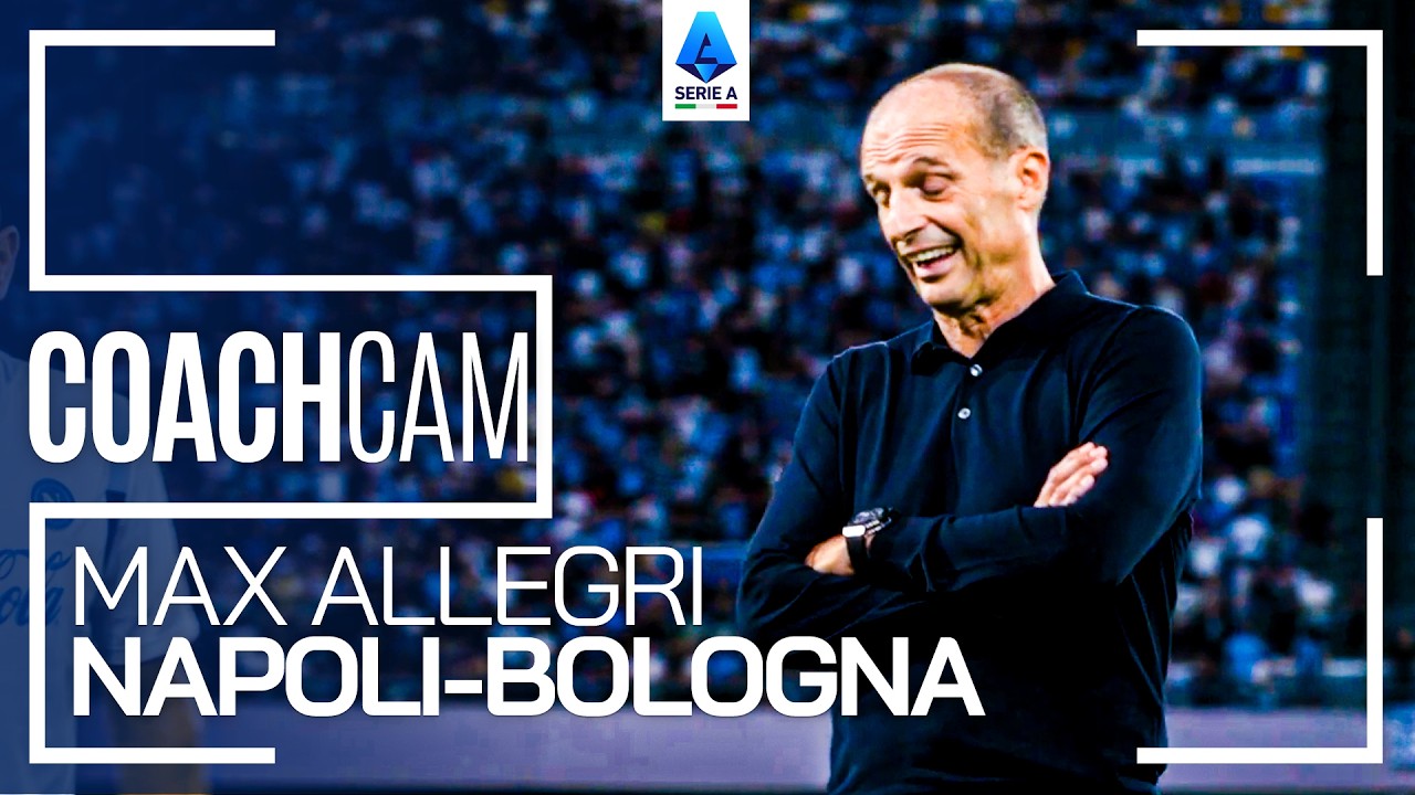 Allegri's Reactions Are Something Else 🤣 | COACH CAM: Napoli-Bologna | Serie A 2026/27