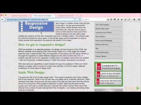 RWD Advancing your Design to the Modern Web What Is Responsive Design | packtpub com