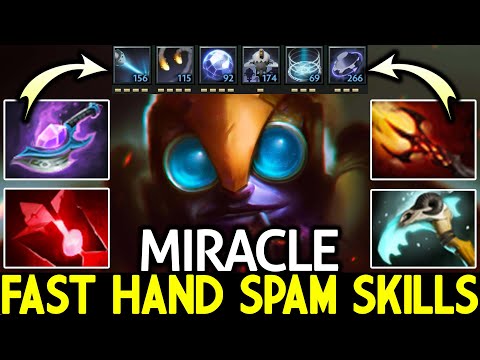 MIRACLE [Tinker] Show His Fast Hand Spam Skills No Mercy 26 Kills Dota 2