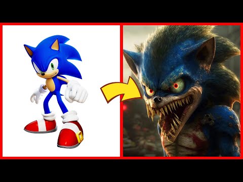SONIC the Hedgehog ALL CHARACTERS as ZOMBIE 2024