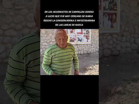 Conocí a Lucio que fue ayudante de #Maria #Reiche #nazca #peru #viajes #turismo