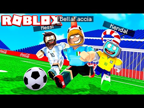 FACCIAMO I MONDIALI DI CALCIO SU ROBLOX!!