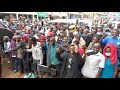 COMEDIAN GETENA PERFORMS WITH EGESA FM PRESENTERS IN KISII TOWN