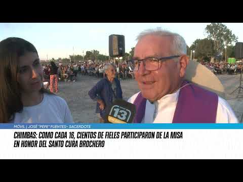 Chimbas: multitudinaria misa en honor al Cura Brochero con un fuerte mensaje de sanación