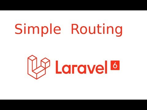 Laravel tutorial 3 simple Routing