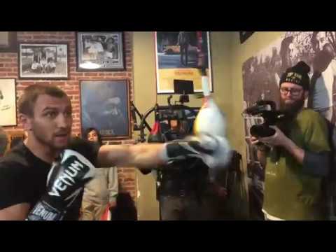SKILLS Vasyl Lomachenko Working Heavy Bag Each Punch Lazer Sharp