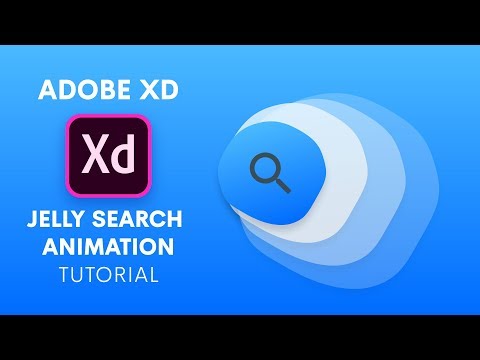 Jelly Search Animation in Adobe XD | Auto Animate & Time Transition | Design Weekly