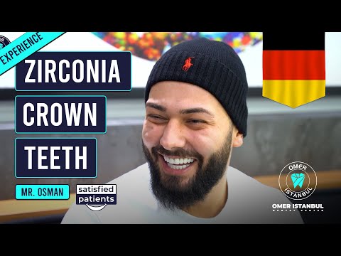 Full Zirconium Crown Dental Treatment I Mr. Osman From Germany I Omer Istanbul Dental Clinic, Turkey