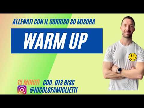 WARM UP 5 minutes of warming up