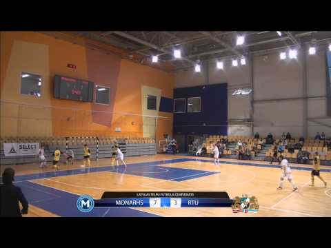 Monarhs - RTU (7:3) vārtu guvumi (01.12.2013)