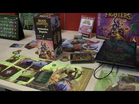 Boss Fighters QR: Spielmatten (Pegasus Spiele) / Spielwarenmesse 2026