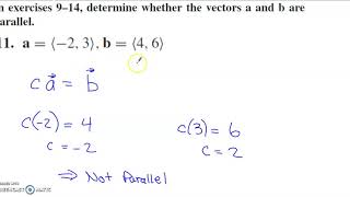 Parallel Vectors