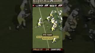 On This Day in 2007: Mario Manningham Sends Michigan Past Michigan State | Big Ten Football