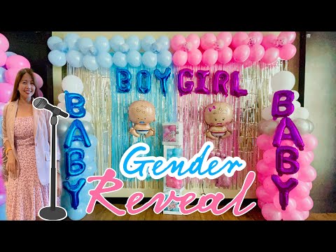 BEST GENDER REVEAL PARTY EVER! Gender Reveal Party Ideas | Fun games | Party Decors etc.