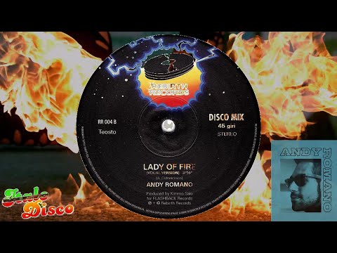 ANDY ROMANO 🔥 "LADY OF FIRE" (Promo Video) Italo Disco Hi-NRG Euro-Disco New Generation '80s
