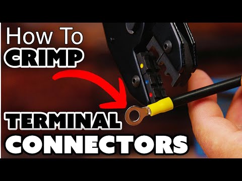 How To Crimp Electrical Terminal Connectors Easy Simple