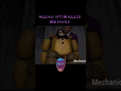 William Afton Killed his Family 💀 #fnaf #fivenightsatfreddys #fnafgame