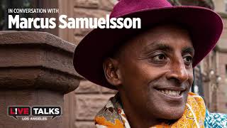 Marcus Samuelsson with Ted Habte-Gabr at Live Talks Los Angeles