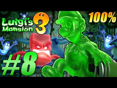 Luigi's Mansion 3 - 100% Walkthrough Part 8 -  Garden Suites (7F)